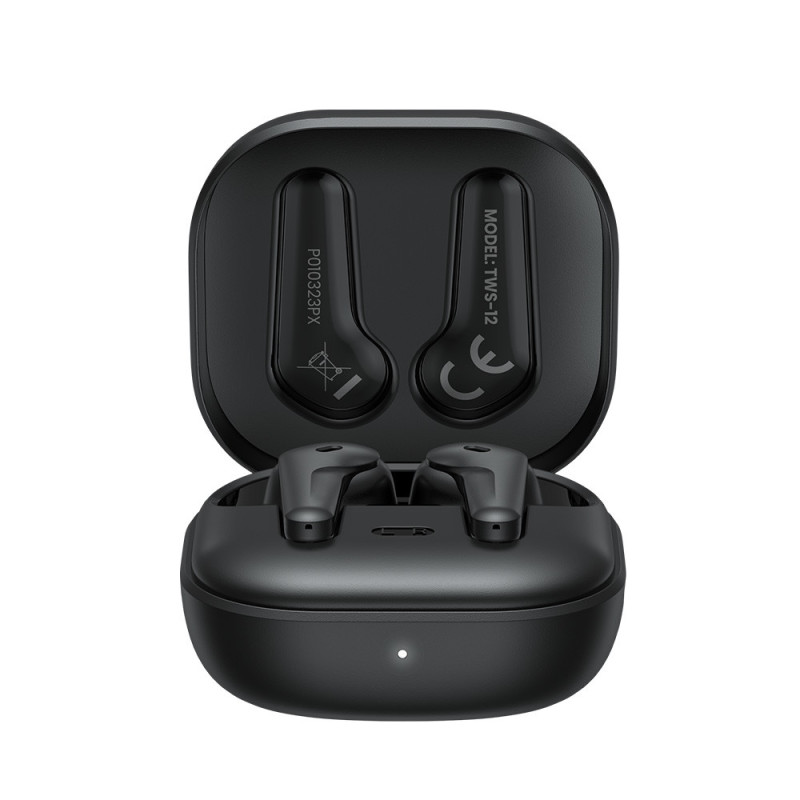 Savio TWS-12 cuffia e auricolare True Wireless Stereo (TWS) In-ear Musica e Chiamate USB tipo-C Bluetooth Nero Savio TWS-12 cuffia e auricolare True Wireless Stereo (TWS) In-ear Musica e Chiamate USB tipo-C Bluetooth Nero