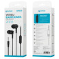 UNICO EP1818 Auricolare Cablato In-ear Musica e Chiamate Nero
