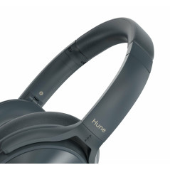 Hune AT-AUR-HE-039 Auricolare Con cavo e senza cavo A Padiglione Musica e Chiamate USB tipo-C Bluetooth Grigio scuro