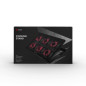 Savio Laptop cooling pad 6 backlit fans 2000 RPM COS-01 base di raffreddamento per laptop 43,9 cm (17.3") Nero, Rosso