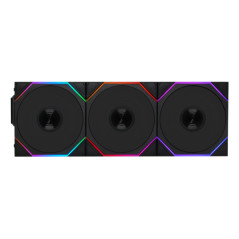 Lian Li 12TLLCD1W3B Case per computer Ventilatore 12 cm Nero 1 pz