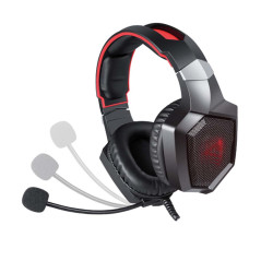 Savio SAVGH-FORGE cuffia e auricolare Cuffie Cablato A clip Gaming Nero, Rosso