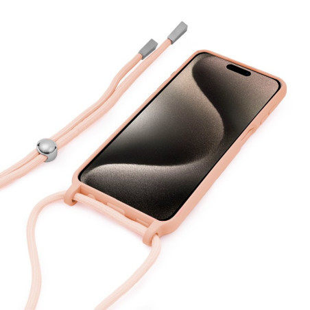 FUNDA COOL IPHONE 15 PRO MAX ROSA