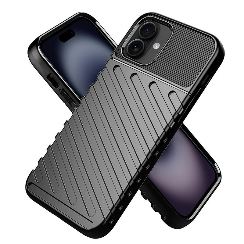 FUNDA COOL IPHONE 16 THUNDER NEGRO