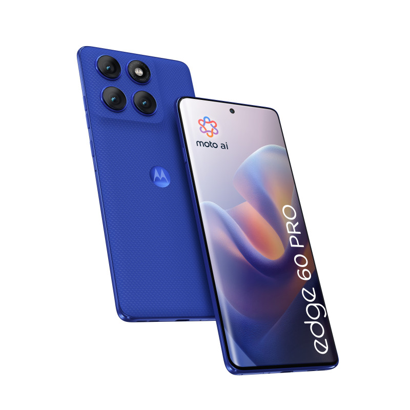 Motorola edge 60 pro con Moto AI (12/512GB, Fotocamera 50+50+10MP, selfie 50MP, Display 6.67" pOLED 120Hz, MediaTek Dimensity