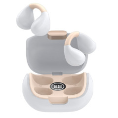 COOL Accesorios CL8434847074214 cuffia e auricolare Wireless clip auricolare Musica e Chiamate Bluetooth Oro, Bianco