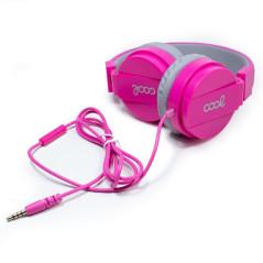 COOL Accesorios Toronto Auricolare Cablato A Padiglione Musica Giornaliera Rosa