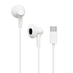 COOL Accesorios 8434847058054 Cuffie Cablato In-ear Musica e Chiamate USB tipo-C Bianco