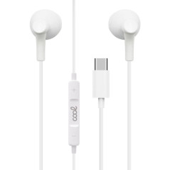 COOL Accesorios 8434847058054 Cuffie Cablato In-ear Musica e Chiamate USB tipo-C Bianco