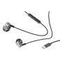 COOL Accesorios 8434847070889 Auricolare Cablato In-ear Musica e Chiamate USB tipo-C Nero, Argento COOL Accesorios 8434847070889 Auricolare Cablato In-ear Musica e Chiamate USB tipo-C Nero, Argento