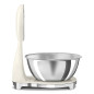 Smeg KSF01CRWW bilancia da cucina Cromo, Crema Superficie piana Bilancia da cucina elettronica