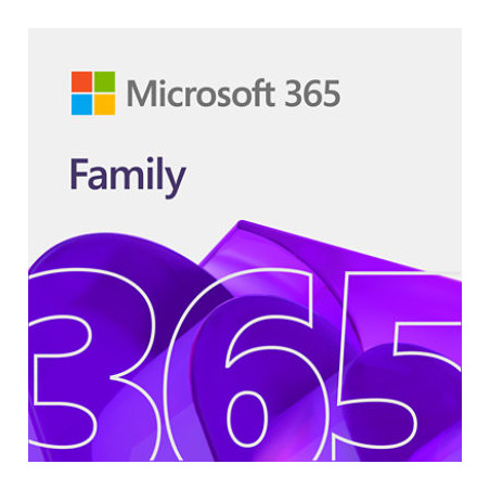 Microsoft Office 365 Family Suite Office 1 licenza e Multilingua 1 anno i