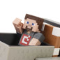 Figura mattel minecraft vagoneta explosiva lanza y choca