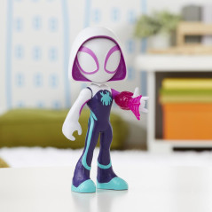 Marvel Spidey e I Suoi Fantastici Amici, mega Ghost-Spider, action figure da 22,5 cm, giocattolo per età prescolare, dai 3 anni
