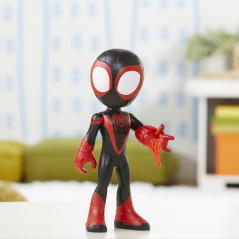 Marvel Spidey e I Suoi Fantastici Amici, mega Miles Morales, action figure da 22,5 cm, giocattolo per età prescolare, dai 3