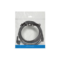 Lanberg CA-C13C-11CC-0100-BK cavo di alimentazione Nero 10 m Accoppiatore C13 CEE7 7
