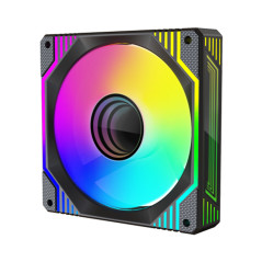 KeepOut XFC-120DRM sistema di raffreddamento per computer Case per computer Ventilatore 12 cm Nero