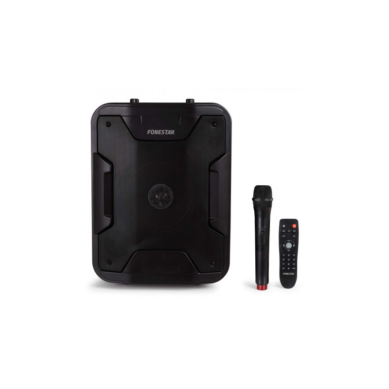 Altavoz portatil fonestar california 200w - jack - auxiliar - funcion karaoke - bluetooth - usb - mp3 - radio fm - microfono