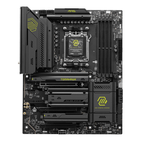 Placa base msi mag x870e tomahawk wifi atx -  4x ddr5 -  4x sata 6gb - s am5