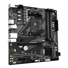 GIGABYTE Scheda madre A520M DS3H V2 - Supporta CPU AMD Ryzen serie 5000 AM4, fino a 4733 MHz DDR4 (OC), PCIe 3.0 x16, LAN GbE,