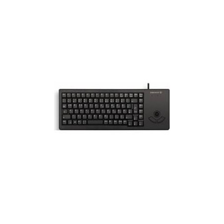 Teclado cherry xs trackball raton integrado compacto usb negro