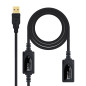 Nanocable 10.01.0212 cavo USB USB 2.0 10 m USB A Nero Nanocable 10.01.0212 cavo USB USB 2.0 10 m USB A Nero