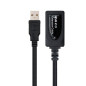 Nanocable 10.01.0211 cavo USB USB 2.0 5 m USB A Nero Nanocable 10.01.0211 cavo USB USB 2.0 5 m USB A Nero