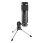 Microfono ngs gmicx - 110 negro usb tipo c -  jack 3.5mm -  incluye tripode -  20khz