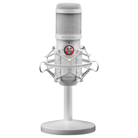Microfono mars gaming pro studio white