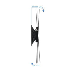 TooQ LP1342T-B Supporto TV a parete 106,7 cm (42") Nero