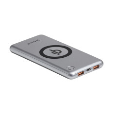 Intenso WPD10000 Polimeri di litio (LiPo) 10000 mAh Carica wireless Argento