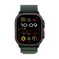 Apple Watch Ultra 2 GPS + Cellular 49mm Cassa Titanio Nero con Dark Green Alpine Loop - Medium