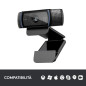 Logitech C920 HD Pro Webcam, Videochiamata Full HD 1080p/30fps, Audio Stereo Chiaro, Correzione Luce HD, Funziona con Skype, Logitech C920 HD Pro Webcam, Videochiamata Full HD 1080p/30fps, Audio Stereo Chiaro, Correzione Luce HD, Funziona con Skype,