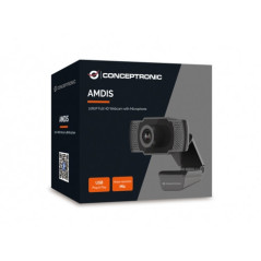 Conceptronic AMDIS webcam 2 MP 1920 x 1080 Pixel USB 2.0 Nero