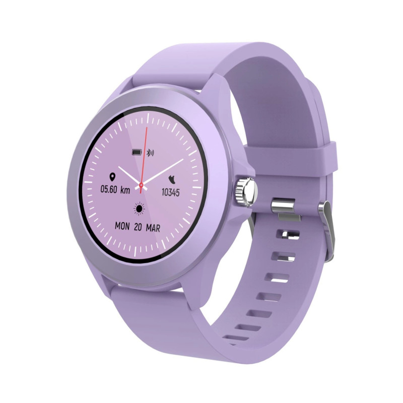 Reloj smartwatch forever colorum cw - 300 color morado