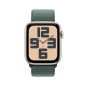 Smartwatch apple watch se gps 44mm starlight case green sport loop