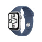 Reloj smartwatch apple watch se gps 40mm silver case denim sport band m - l