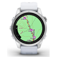 Garmin epix Pro (Gen 2) 3,05 cm (1.2") AMOLED 42 mm Digitale 390 x 390 Pixel Touch screen Argento Wi-Fi GPS (satellitare)
