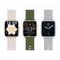 Reloj smartwatch myphone pastel silver gray
