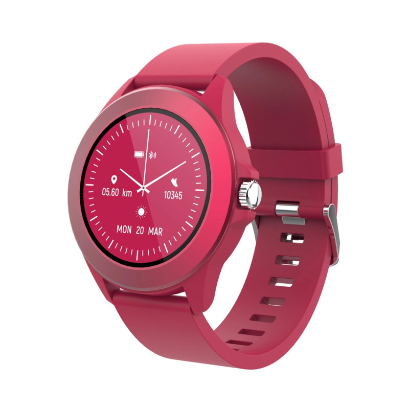 Reloj smartwatch forever colorum cw - 300 color magenta