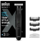 Braun XT3100 regolabarba Batteria 3 mm Bagnato e secco Nero