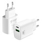 Cargador rapido ewent ew1321 q3 20w usb tipo a usb tipo c