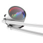 CoolBox Infinite Liquid 240 ARGB Processore Raffreddatore di liquidi tutto in uno 12 cm Bianco 1 pz CoolBox Infinite Liquid 240 ARGB Processore Raffreddatore di liquidi tutto in uno 12 cm Bianco 1 pz