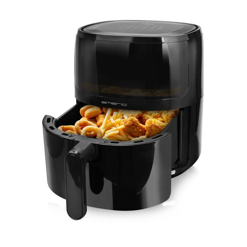 Emerio AF-129329.3 friggitrice Singolo 5 L Indipendente 1500 W Friggitrice ad aria calda Nero