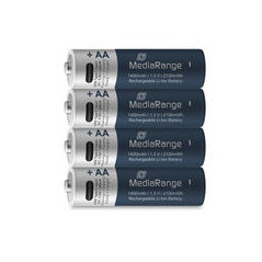 MediaRange MRBAT161 batteria per uso domestico Batteria ricaricabile Stilo AA Ioni di Litio