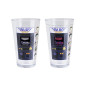 Paladone Stranger Things Cold Change Glass Nero, Rosso, Trasparente, Bianco 1 pz 450 ml