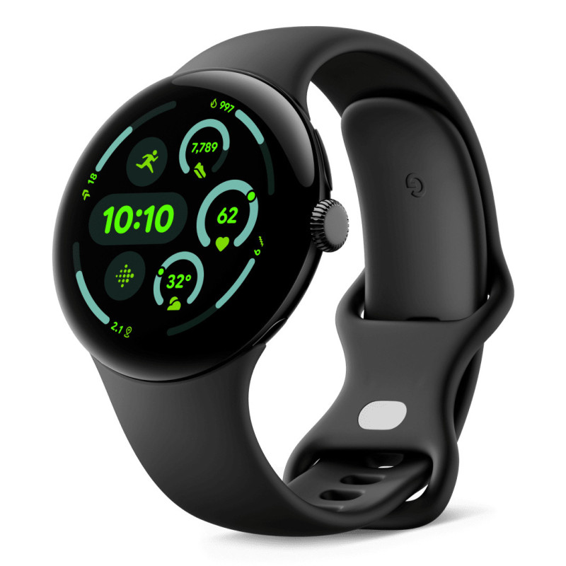 Google Pixel Watch 3 AMOLED 45 mm Digitale Touch screen 4G Nero Wi-Fi GPS (satellitare)