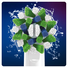 Oral-B CrossAction 80339345 testina per spazzolino 6 pz Blu, Verde, Bianco