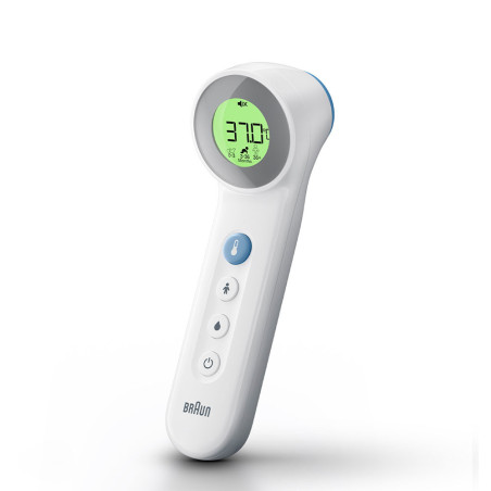 Termometro corporal braun bnt400we sin contacto + frontal con age precision