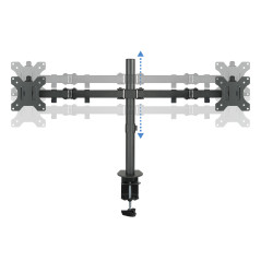 TooQ DB1232TN-B Supporti a parete per TV 81,3 cm (32") Scrivania Nero